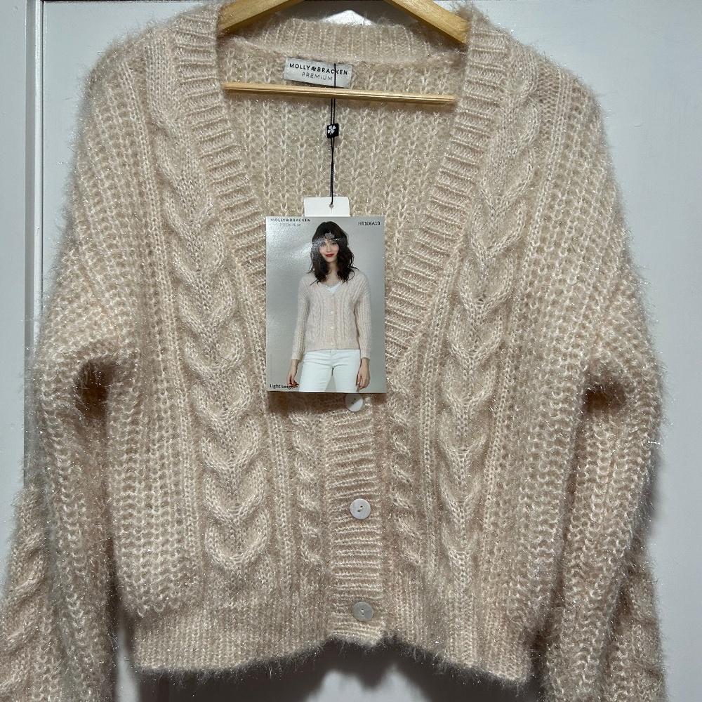 Molly Bracken fluffy cardigan